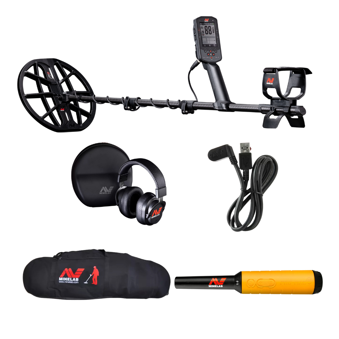 Minelab Manticore Waterproof Metal Detector With Pro Find 35 and