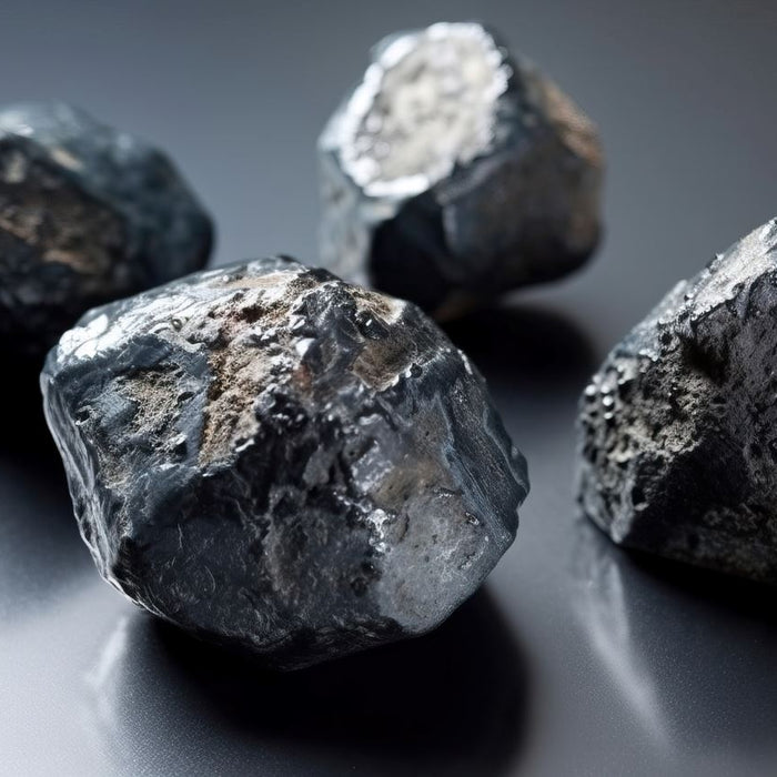 close up picture of meteorites