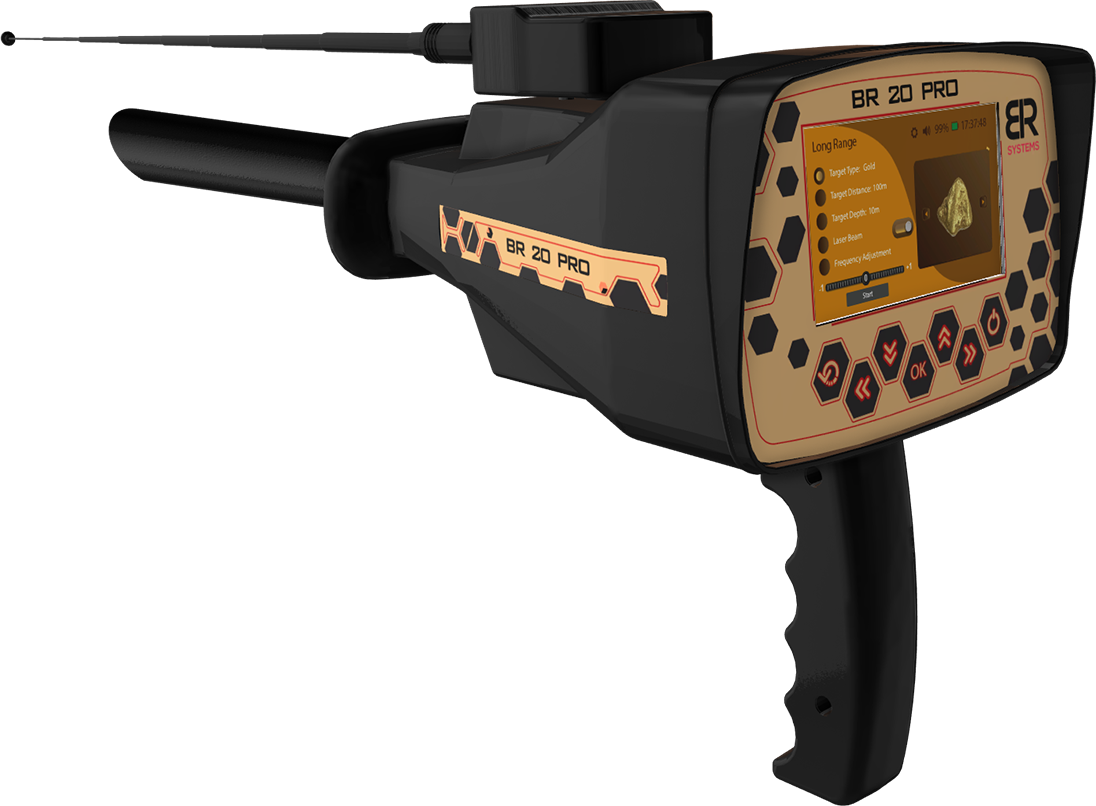 BR SYSTEMS 20 PRO Gold and Metal Detector — Detector Power
