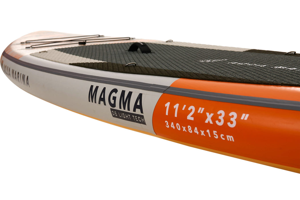 Aqua Marina Magma 11’2” Inflatable Stand Up Paddle Board with Kit