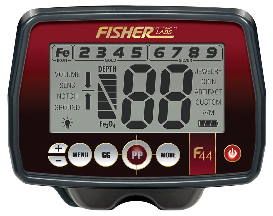 Fisher F44 The Ultimate Weatherproof Multi-Purpose Metal Detector