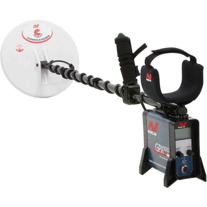 Minelab GPX 5000 Gold Metal Detector with 11" Round DD & 15x12" Monoloop Search Coils