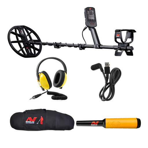 Minelab Manticore WHP Metal Detector W/ Pro Find 35 PinPointer and Bag