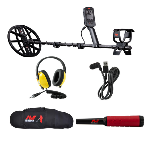 Minelab Manticore WHP Metal Detector W/ Pro Find 40 PinPointer and Bag