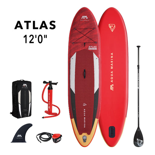 Aqua Marina Atlas 12’0” Inflatable Stand Up Paddle Board with Kit