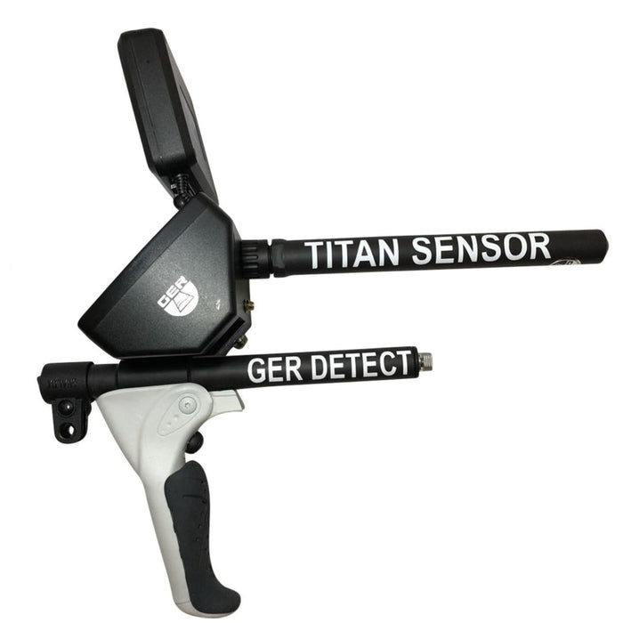 GER Detect Titan 1000 Long Range Metal Detector with 8" and 17" Coils - Five Search Systems