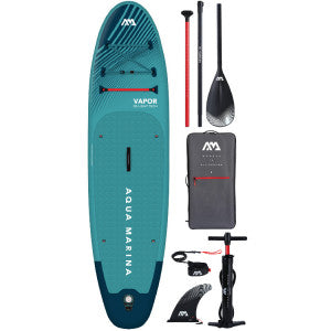 Aqua Marina Vapor 10’4” Inflatable Stand Up Paddle Board with Kit
