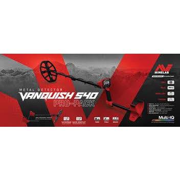 Minelab Vanquish 540 Metal Detector With 12" DD Search Coil