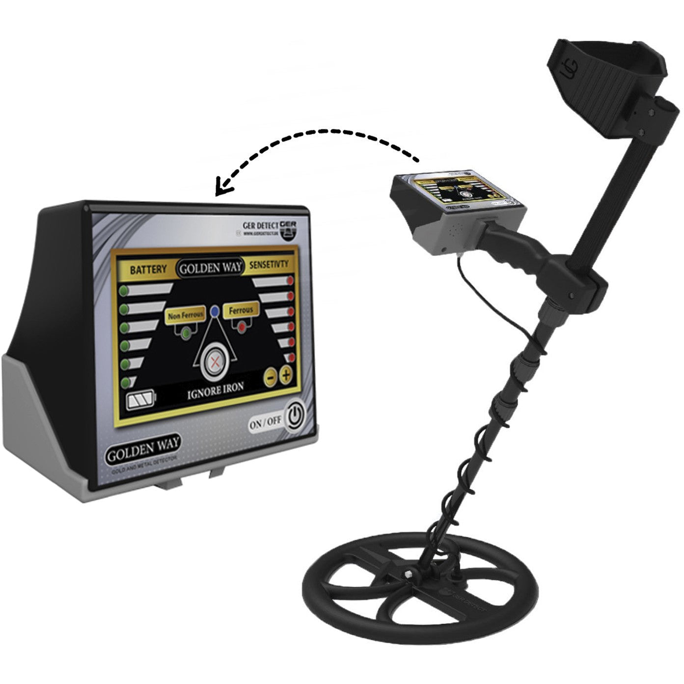 MWF SPARK Long Range Metal Detector — Detector Power