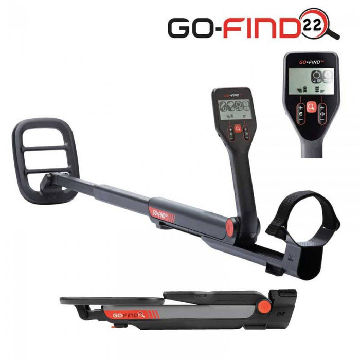 Minelab Go-Find 22 Metal Detector with 8" Waterproof Search Coil