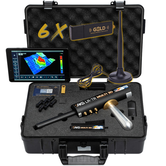 REAL GOLD AKS Multi GFIS 3D Basic Kit Long Range Metal Detector