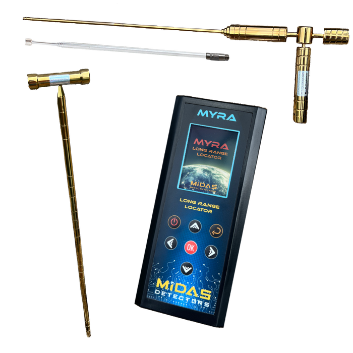 Midas Detectors Myra Long Range Metal Detector – Pro Pack
