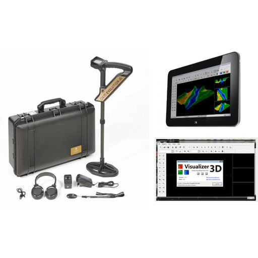 OKM Evolution NTX 3D Scanner Metal Detector + Windows Tablet PC and Visualizer 3D Software